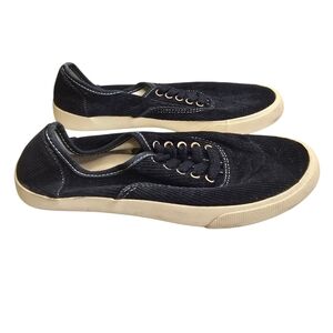 Mossimo Supply Blue Corduroy Low Top Sneakers Women's Size 7